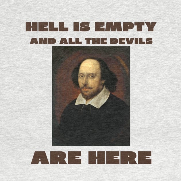 Hell is empty Shakespeare by IOANNISSKEVAS